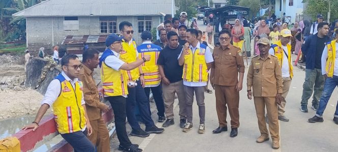 
					Kepala BPJN Malut Tinjau Pembangunan Jembatan dan Ruas Jalan Menuju Wisata Tanjung Waka Desa Fatkauyon