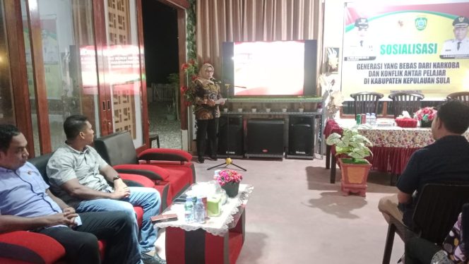 
					Pemda Sula Gandeng Polres Sosialisasikan Generasi Bebas Narkoba dan Konflik Antar Pelajar