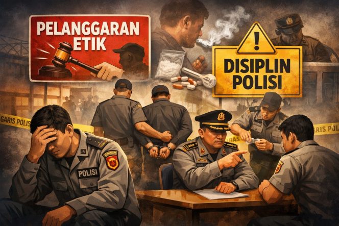 
					Kasus Pelanggaran di Polres Kepulauan Sula: 20 Personel Disanksi, Satu Dipenjara