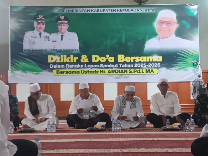 
					Pemda Kepulauan Sula Gelar Dzikir dan Doa Bersama Sambut Tahun Baru 2026
