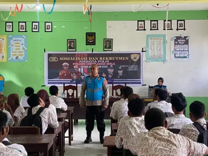 
					Rekrutmen Polri TA 2026, Polres Kepulauan Sula Beri Pemahaman ke Siswa MAN 1