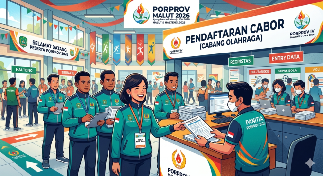 
					KONI Kepulauan Sula Resmi Daftarkan 69 Atlet untuk Porprov Maluku Utara 2026