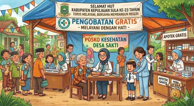 
					Jangan Lewatkan, Pengobatan Gratis Digelar Sambut HUT Kepulauan Sula